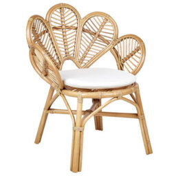 Beliani Set Of 2 Peacock Chairs Florentine Ii Rattan Natural - thumbnail 4