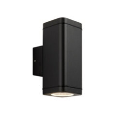 Luminosa Lighting Luminosa Milton Modern Architectural Outdoor Up Down Wall Light Textured Black Finish, Ip44 - thumbnail 1