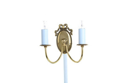 Luminosa Lighting Luminosa Eden Polished Brass Candle Wall Lamp