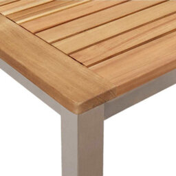 Berkfield Garden Dining Set 3 Pcs Brown Solid Acacia Wood - thumbnail 9