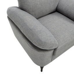More4Homes Malmo Modern Scandi Style Fabric Living Room Chair (Grey) - thumbnail 6