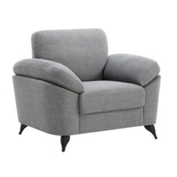 More4Homes Malmo Modern Scandi Style Fabric Living Room Chair (Grey) - thumbnail 2