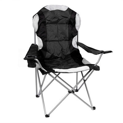 Redwood Leisure Redwood High Back Padded Camping Armchair - Black - image 1