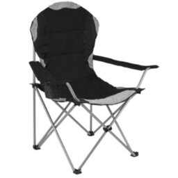 Redwood Leisure Redwood High Back Padded Camping Armchair - Black - thumbnail 4