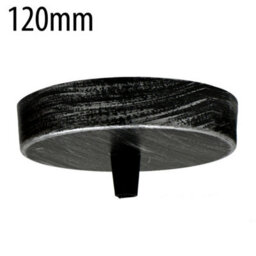 One Outlet Ceiling Rose Metal Pendant Light Cover Plate 120mm Brushed Silver With Accessories For Vintage Ceiling And Wall Lamps
