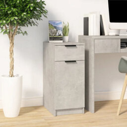 Vidaxl Desk Cabinet Concrete Grey 33.5X50X75 Cm Engineered Wood - thumbnail 2