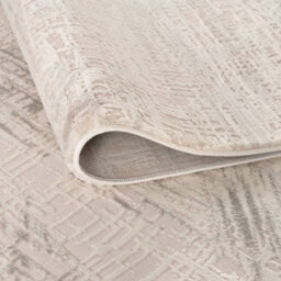 The Rugs Carmel Cream/grey Abstract Area Rug And Runner Non Shedding, Stain Resistant, Soft - thumbnail 3
