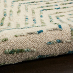 Colorado Clr02 Ivory Green Wool Rug By Nourison-251Cm X 351Cm - thumbnail 9