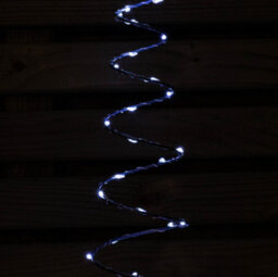 Samuel Alexander 30Cm Set Of 4 Light Up Silver Spiral Shaped Christmas Tree Garden Path Lights With 200 White Leds - thumbnail 6