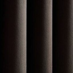 Catherine Lansfield Super Thermal Blackout Matt Velour 46X90 Inch Eyelet Curtains Two Panels Chocolate - thumbnail 4