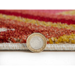 Multi Geometric Modern Easy To Clean Chequered  Rug For Dining Room-200Cm X 290Cm - thumbnail 3