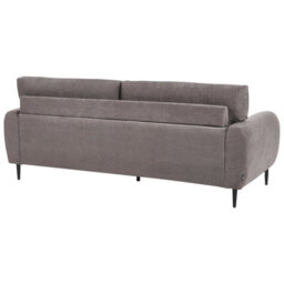 Beliani Sofa 3 Seater Skaro Chenille Taupe - thumbnail 5