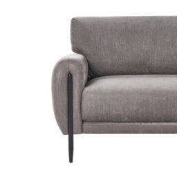 Beliani Sofa 3 Seater Skaro Chenille Taupe - thumbnail 6