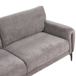 Beliani Sofa 3 Seater Skaro Chenille Taupe - thumbnail 7