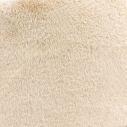 icon Natalia Bean Bag Armchair And Round Footstool, Rabbit Faux Fur Light Grey - thumbnail 5