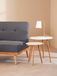 Orsina Round Nest Of 2 Tables, Gloss Finish Nesting Table, Versatile Coffee Tables, Small Tables For Living Room - thumbnail 3