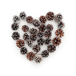 Darphe Set Of 30 Pine Cone Ornaments For Christmas Tree Decoration - thumbnail 7