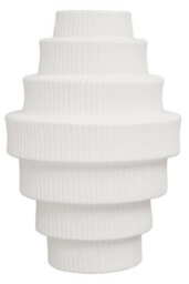Orsina Versatile And Stylish White Large Vase, Lightweight Flower Ceramic Vase, Modern Design Vase For Flowers