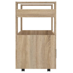 Walplus Kitchen Trolley Sonoma Oak 60X45X80 Cm Engineered Wood - thumbnail 7