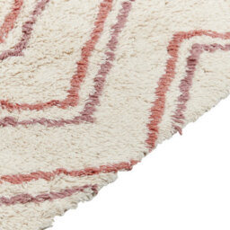 Beliani Rug Kastamonu Beige 140 X 200 Cm Cotton - thumbnail 1
