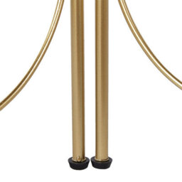 Beliani Gold Metal 3-Panel Room Divider With Geometric Design, 1700mm H, 1000mm W - thumbnail 7