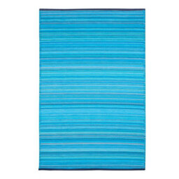 Green Decore 270 X 360 Cm Weaver Turquoise Blue / Green Reversible Plastic Camping, Picnic And Garden Outdoor Rug - thumbnail 5