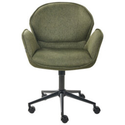 Beliani Desk Chair Belmar Fabric Green - thumbnail 5