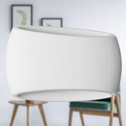 First Choice Lighting Set Of 2 Sophia - White Plaster E27 Wall Lights - thumbnail 5