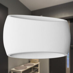 First Choice Lighting Set Of 2 Sophia - White Plaster E27 Wall Lights - thumbnail 4
