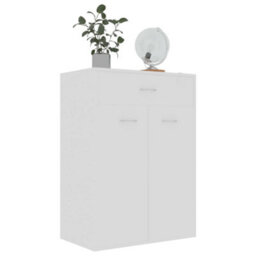 Berkfield Shoe Cabinet White 60X35X84 Cm Engineered Wood - thumbnail 6