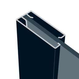 Spacepro 3 Panel Matt Dove Grey Sliding Wardrobe Door (H)2260mm (W)610mm - thumbnail 2