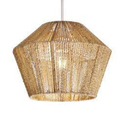 Inlight Amalthea Natural Rattan Diamond Lamp Shade (D)30Cm - thumbnail 4