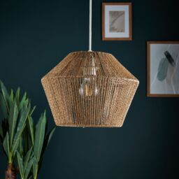 Inlight Amalthea Natural Rattan Diamond Lamp Shade (D)30Cm - thumbnail 2