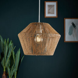 Inlight Amalthea Natural Rattan Diamond Lamp Shade (D)30Cm - thumbnail 1