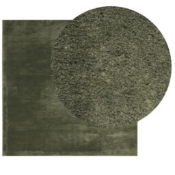 Walplus Rug Huarte Short Pile Soft And Washable Forest Green 240X240 Cm - thumbnail 3