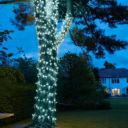 Christmas Tree World Crownvine 10M Fairy Lights Starter Set - 100 Leds Bright White  - Black Rubber Cable - thumbnail 7