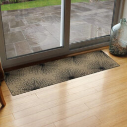 Mantraraj Elegance Machine Washable Runner Non-Slip Stylish Dandelion Clock Print Area Rug - thumbnail 2