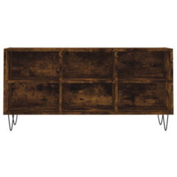 Berkfield Tv Cabinet Smoked Oak 103.5X30X50 Cm Engineered Wood - thumbnail 4