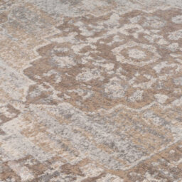 Loomed Neutral Beige Traditional Medallion Area Rug 200X290Cm - thumbnail 4