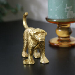 Melody Maison Gold Monkey Wall Hook - thumbnail 3