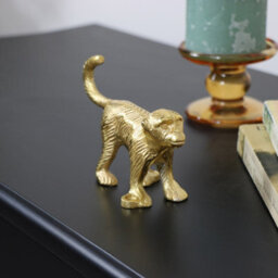 Melody Maison Gold Monkey Wall Hook - thumbnail 2