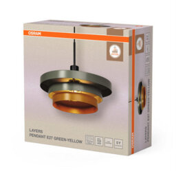 Osram Decor Layers Pendant Ceiling Light E27 Green-Yellow Max 15W Led Modern - thumbnail 2