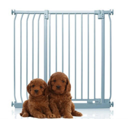 Bettacare Extra Tall Elite Dog Gate, 98Cm - 107Cm, Matt Grey, Extra Tall 96.8Cm In Height, Pressure Fit Pet Gate - thumbnail 1