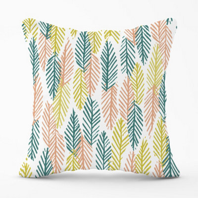 Warren Reed Designer Scandinavian Style Foliage Cushions 60Cm X 60Cm - image 1