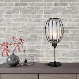 Giggi Black Metal K9 Crystal Light Shade 16Cm X 20Cm, Cylinder Shape With Oval Ring - thumbnail 7