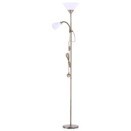 Living And Home 175Cm Bronze Metal E27&e14 Base Mother&child Floor Light Floor Lamp With Individual Switch For Bedroom Living Room - thumbnail 2