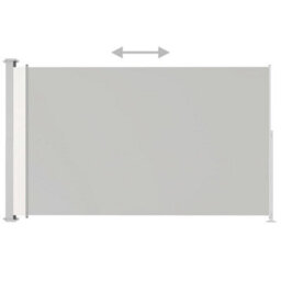 Berkfield Patio Retractable Side Awning 220X300 Cm Cream - thumbnail 3