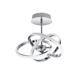 Cosylyte Ridgley 3 Ring Integrated Led, Modern Ceiling/pendant Light- Chrome - thumbnail 6