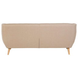Beliani Sofa 3 Seater Motala Fabric Beige - thumbnail 5