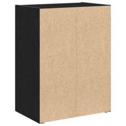 Berkfield Durable Bookcase Black Oak 40X24X52 Cm Engineered Wood - thumbnail 7